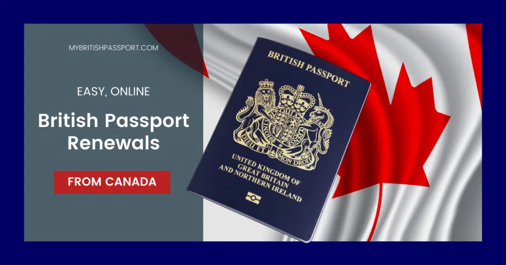 British passport renewals from Canada