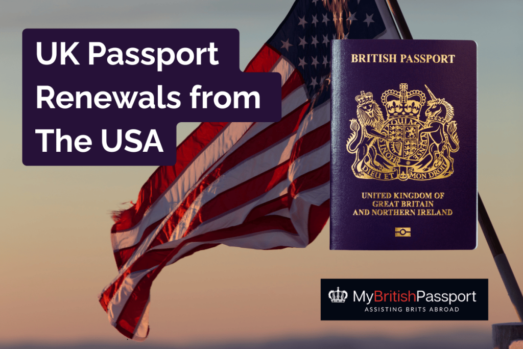 UK passport renewal from the USA