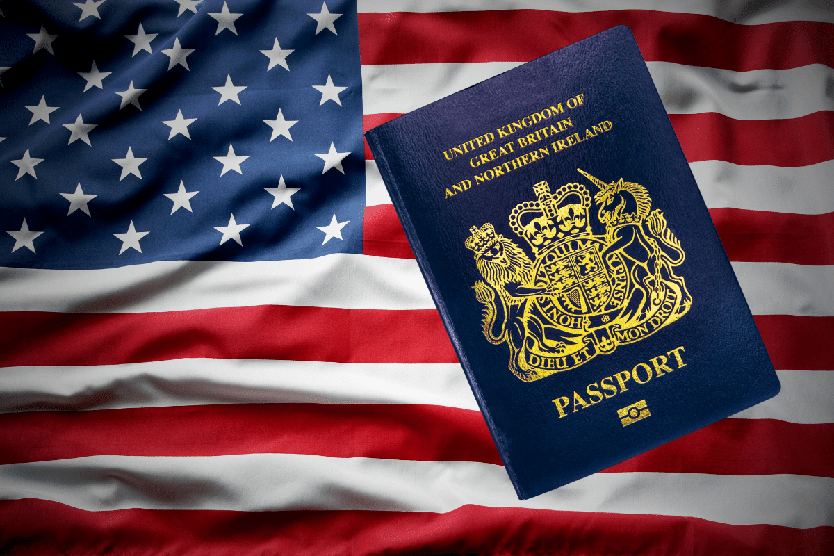 travel to usa with british passport