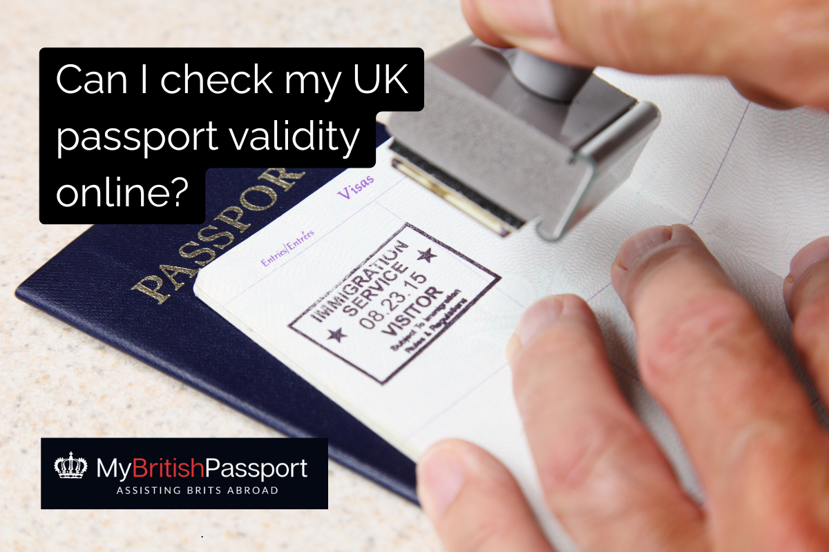 Check UK passport validity online