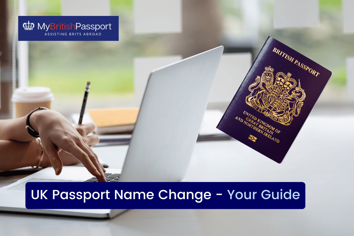 uk passport name change