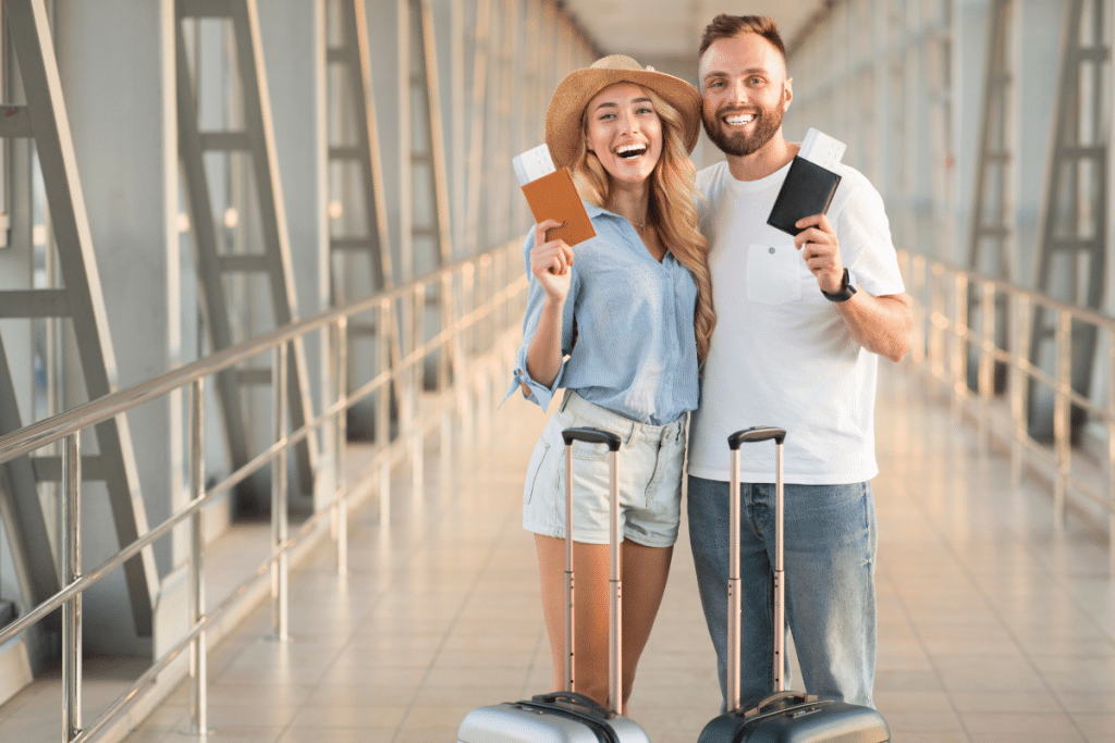 couple travelling with british passports