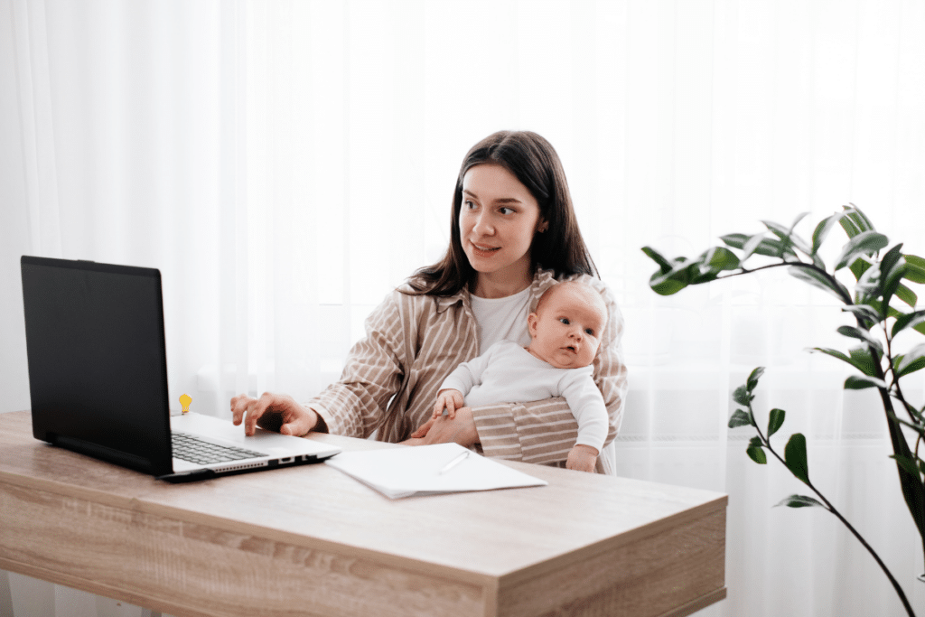 Woman applying for UK passport online