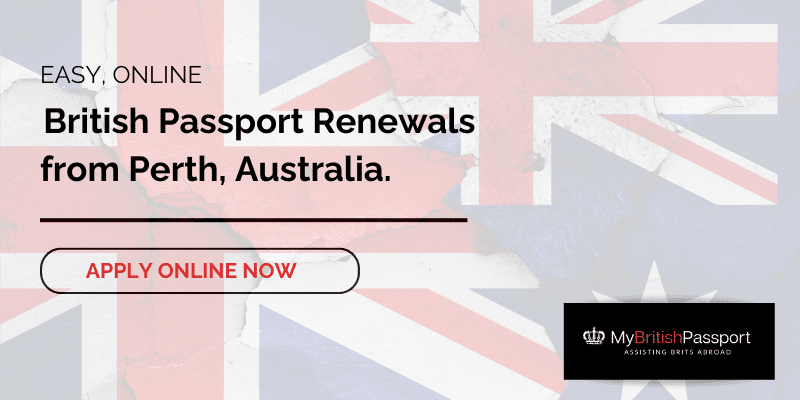 British Passport Renewals from Perth, Australia