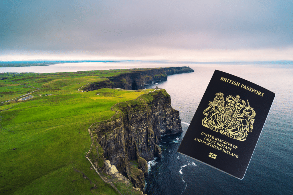 renew british passport in Ireland