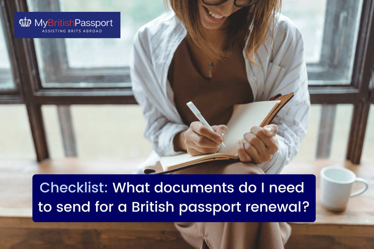 British passport renewal document checklist