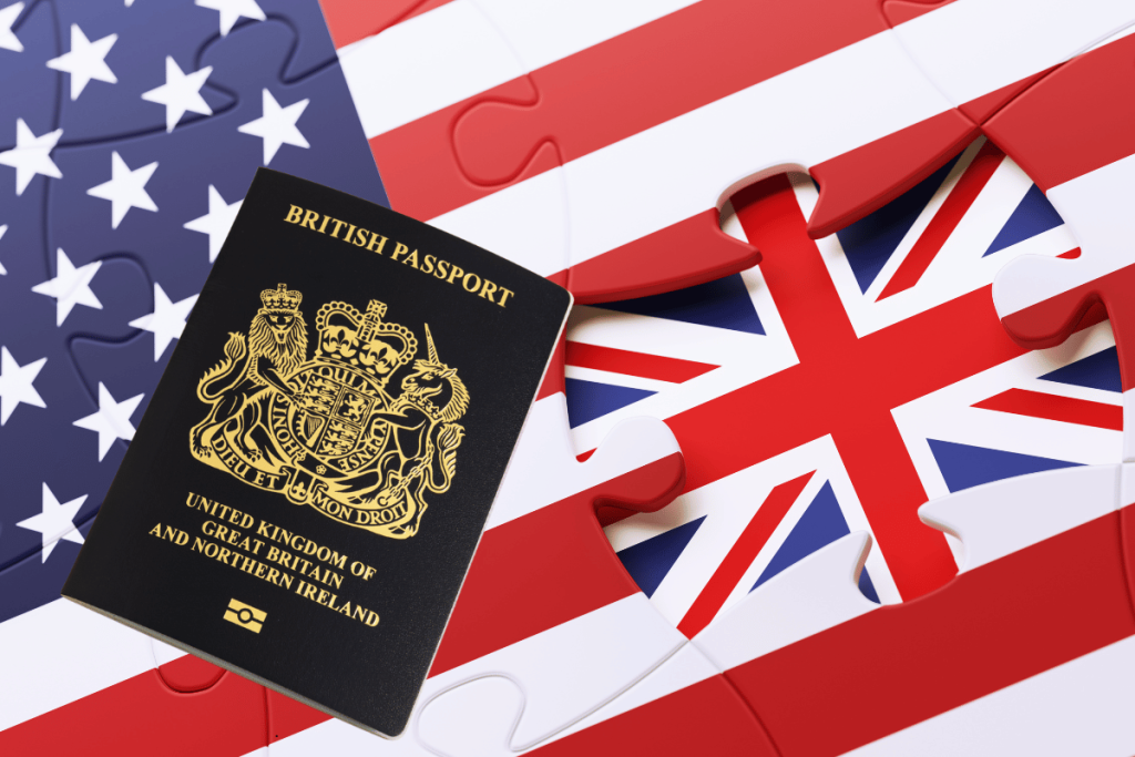 US and UK passports