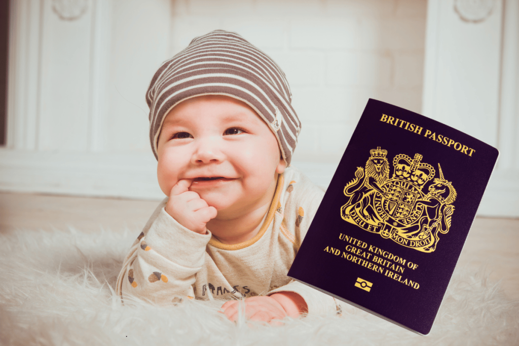 Infant British Passport