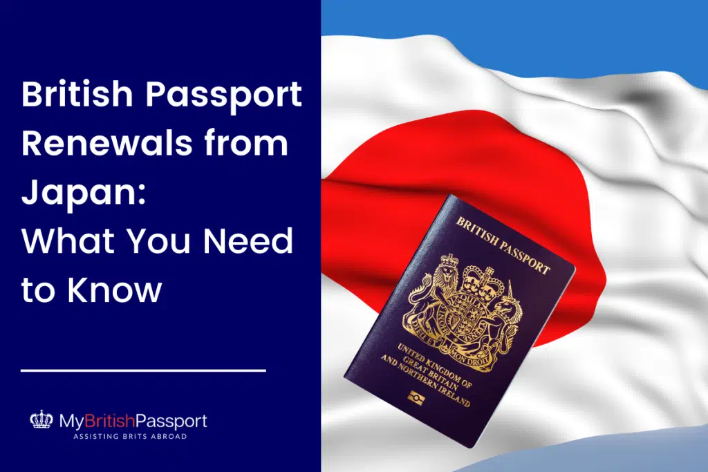 British Passport Renewals from Japan