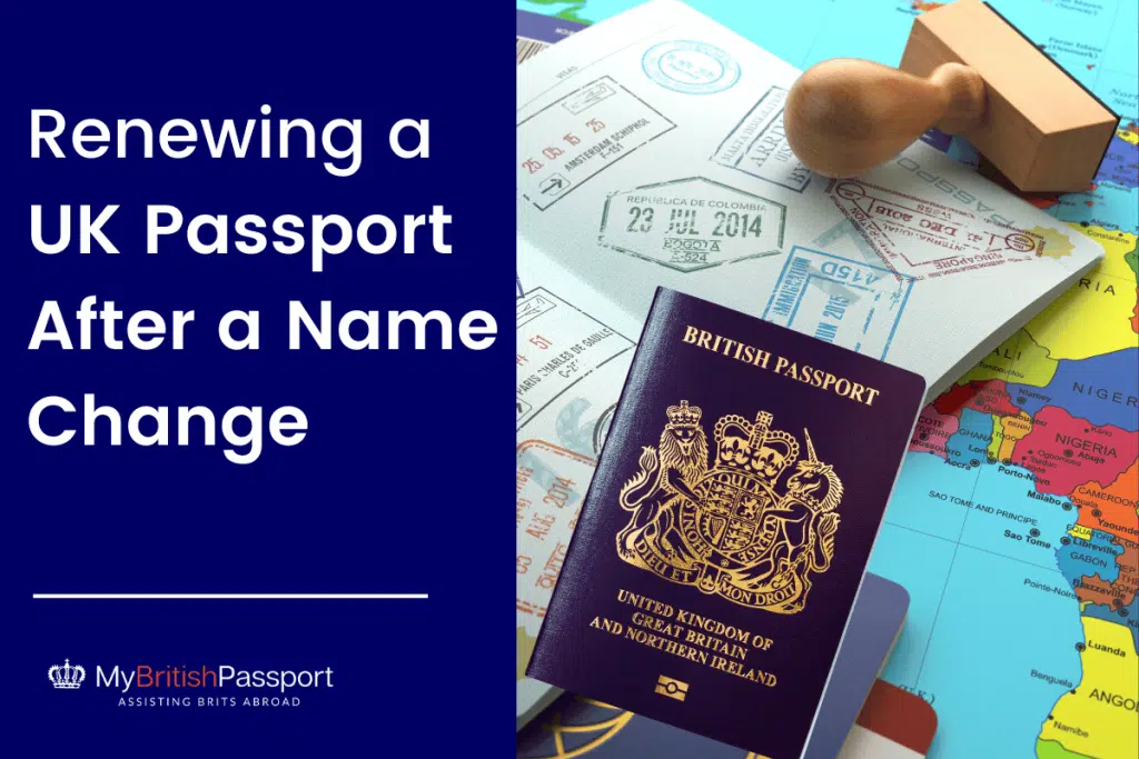 Renewing a UK Passport After a Name Change