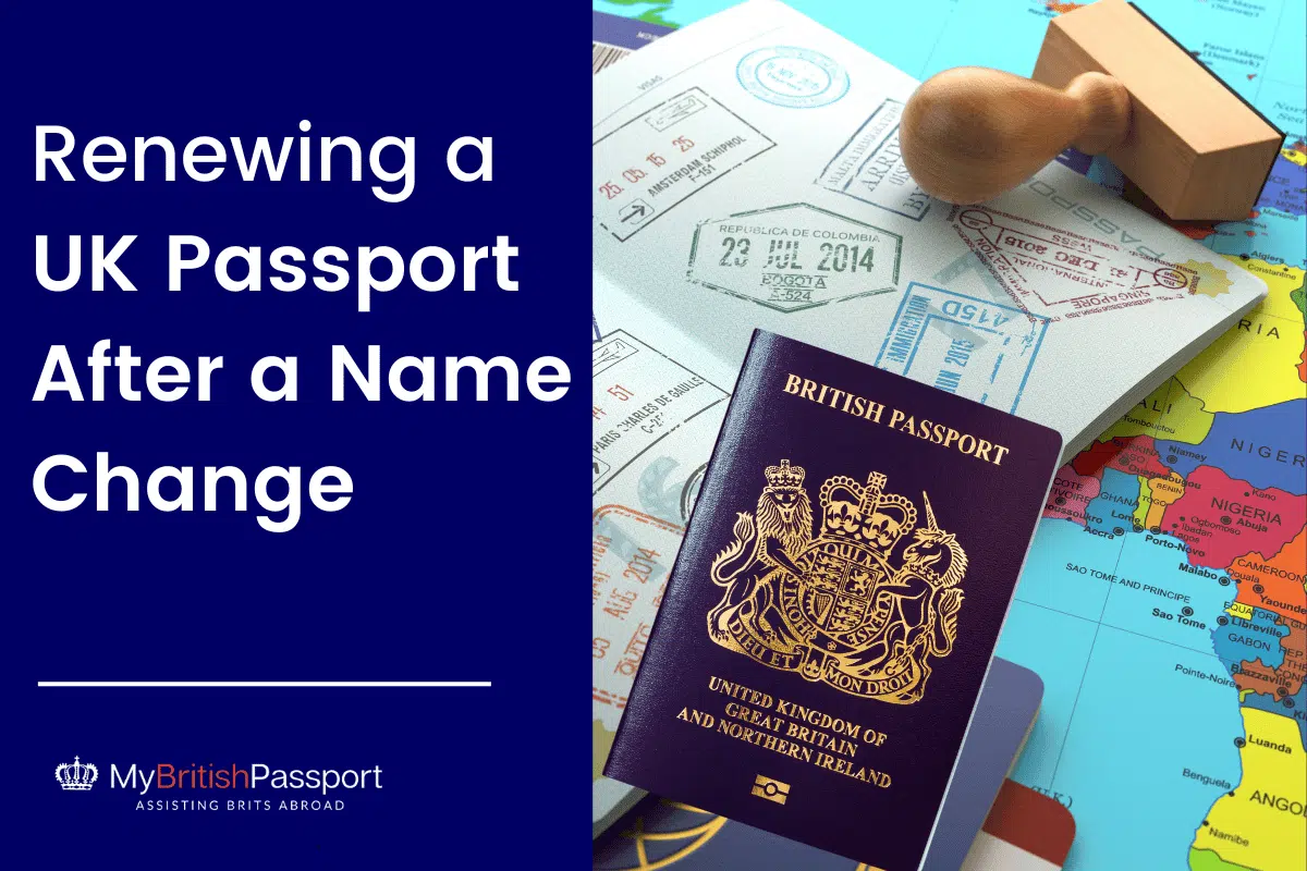 Renewing a UK Passport After a Name Change